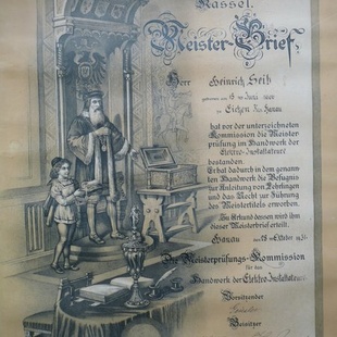 Meisterbrief bei Elektro Heinrich Seib GmbH in Hanau