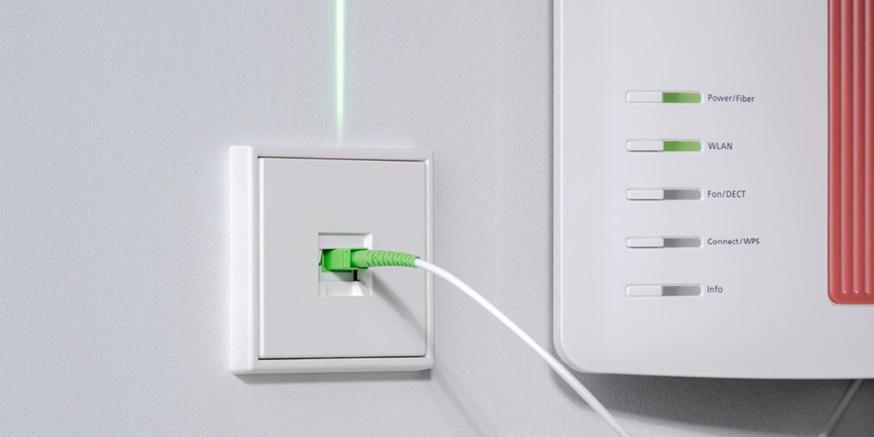 Die neuen Glasfaser-Anschlussdosen bei Elektro Heinrich Seib GmbH in Hanau