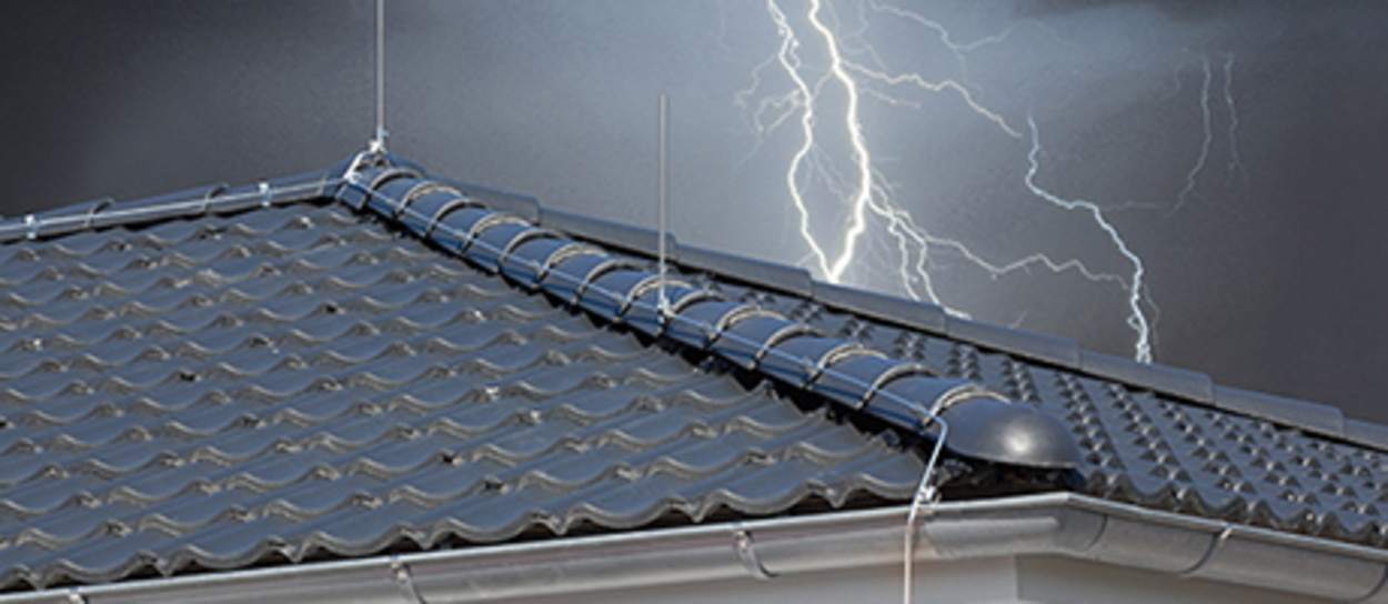 Äußerer Blitzschutz bei Elektro Heinrich Seib GmbH in Hanau