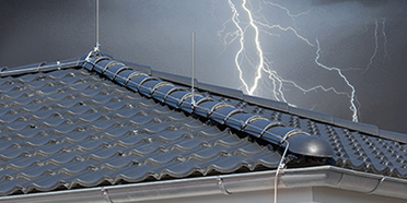 Äußerer Blitzschutz bei Elektro Heinrich Seib GmbH in Hanau